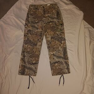 Vintage Liberty Pants Mens 32x32 Canvas Advantage Timber Camo Cargo 90s Hunting